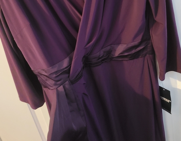 Brand new Faux wrap dress w/ruffle - Picture 3 of 4